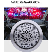 2Pcs Silk Dome Car Tweeter, 2kHz-20kHz, Clear Sound, Weather-Resistant for Car Audio Speaker A
