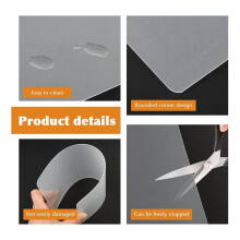 6PCS Plastic Rectangle Handbag Base Shaper Inserts, 12 X 5 in & 10 X 5 in Clear PP Purse Bottom Insert Bag Stabilizer