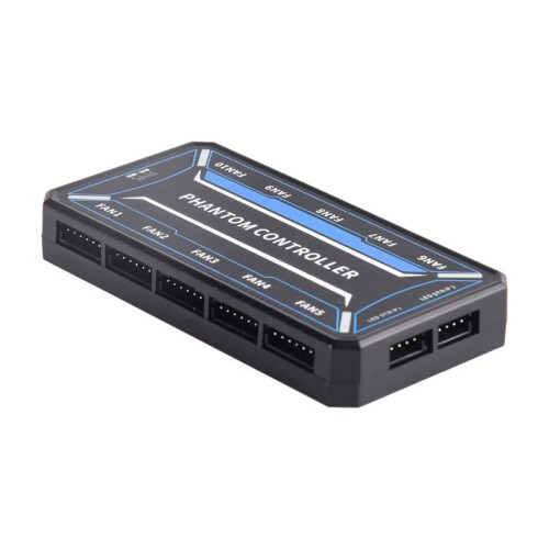 Controller Hub Fan ARGB A 10 Porte 6Pin, Adattatore Splitter Hub ARGB Alimentato da  per Computer PC 2