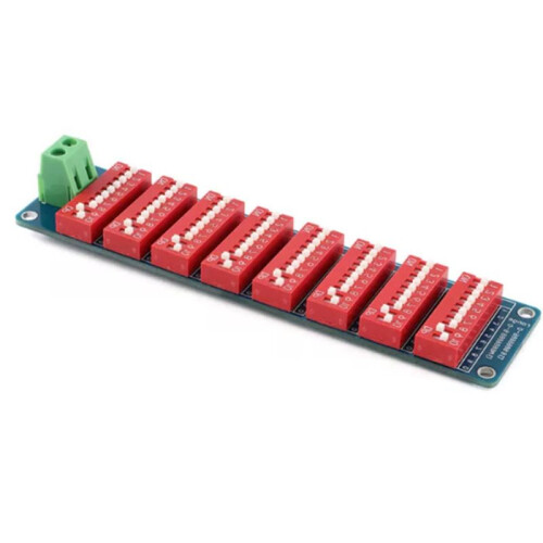 2 Pcs 0.1-9999999 Ohm Programmable Resistor Board, 8-Section DIP  Adjustable Resistance Module, 1% Accuracy 2