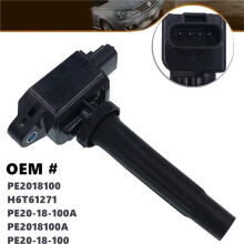 4pezzi PE20-18-100 PE20-18-100A H6T61271 Bobina di Accensione per CX-5 CX5 3 6 2.0L 2.5L 2011-2015 PE01-18-100
