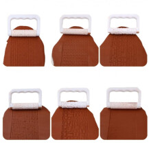 13Pcs Clay Texture Roller Set, 4 Inch 3D Printed PLA Embossing Tools for Pottery Hobbyists