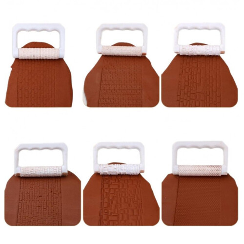 13Pcs Clay Texture Roller Set, 4 Inch 3D Printed PLA Embossing Tools for Pottery  Hobbyists