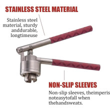 Manual Vial Crimper, 15mm Flip Off Vial Crimper, Anti-Slip Handle, Vial Capping & Flip Off Caps AluminumPlastic