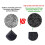 2pcs Air Filter for Flashforge Creator 5 / 5 Pro HEPA13 Activated Carbon for Flashforge C5 3D Printer Parts 2