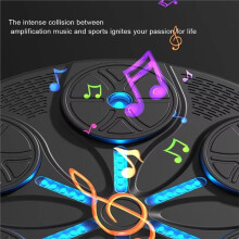 Music Boxing Machine USB Charging Boxing Wall Machine Adjustable with Gloves for Kids Adults Musical Boxing Machine Gift