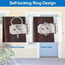 Lynch Pin, 4PCS Dia 6.3mm 316 Stainless Steel Round Safety Pins Trailer Lock Pin Retaining Pins Lynch Pin Fasteners
