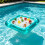 Inflatable Pool Bar: Outdoor Serving Bar with Drain Plug, Ice Table Drink Cooler for Parties 3