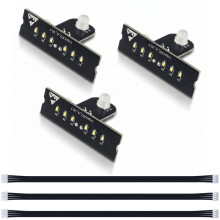3 Stuks voor voor Kobra 3 Extruder LED-Lichtplaat, Handige Print- LED-Lichtplaat voor Kobra 3 3D-Printeronderdelen
