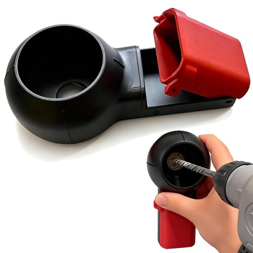 4PCS Universal Efficient Drill Dust Collector Box for Drywall Hole, Most Drill Bits for Home Renovation 1