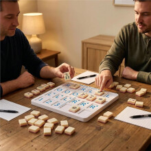 Solo-Praxis Mahjong-Brett 3D-Gedrucktes Mahjong-Praxis-Brett für Solo-Spiel Reise-Mahjong-Zubehör mit 24 Fächern