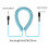 6m Coiled Guitar Cable L-S Coil Electric Instrument Cable Curly Instrument Cable Stretchable 6