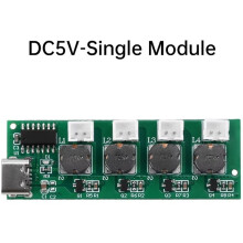 Módulo Humidificador de Cuatro Pulverizaciones DC5V, Placa de Control de Atomización, Nebulizador Ultrasónico DIY, Interfaz TIPO-C