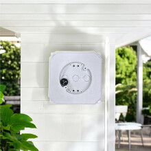 8141F Siding Mounting Block Built-in Electrical Box,Non-Metallic Outdoor Fixture Mount, for All Siding Types