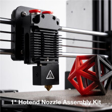 Peça de Impressora 3D Hotend 2-em-1 com Mudança, Módulo de Bico Vulcão de Duas Cores de 0,8 mm, Dissipador de Calor Totalmente Oco
