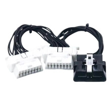 J1962 16 Pin OBD Cable Splitter Y Type 30 cm One Male to Two Female 2 in 1 OBDII Extension Cable Car Diagnostic Tool