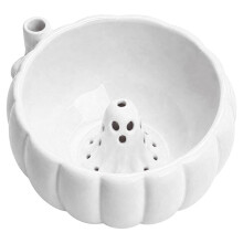 Tazón para Lavar Frutas, Canasta de Drenaje de Calabaza, Contenedor de Limpieza de Verduras de Calabaza para Cocina Blanca