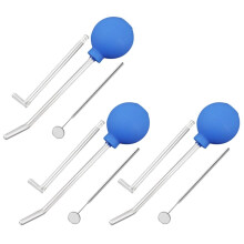 3PCS Manual Tonsil Stone Remover Tool Mouth Cleaning Care Kit for Tonsil Wax Removal (Random Color)