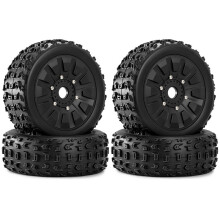 17mm Sechskant RC Offroad Räder Reifen 118,6x42mm für 1/8 Arrma Typhon für Jato FS für RC Auto Upgrade Teile Schwarz
