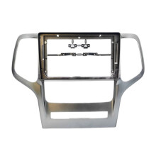 9 Inch Radio Fascia for Grand Cherokee 2008-2012 Stereo 2Din Unit Bezel Radio Dash Fitting Panel Kit