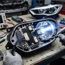 Headlight DRL Source Board LED Lens Light Source Board for  Evoque 2016 -2018 Angel Eye Chip