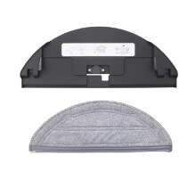 Kit de Soporte de Mopa y Almohadillas de Mopa de Reemplazo para Accesorios de Aspiradora Robot para Q10/Q10PF+/S5/X5+