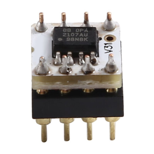 OPA2107AU Dual Operational Amplifier, Direct Insert DIP-8 for DIY Audio, High-End Vocal Reference, "Gallbladder" Sound