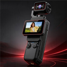 Action Camera 270 Auto-Rotate Len Pocket Camera 1.97" Touchscreen Pocket Gimbal Camera Portable Vlog Video Recorder