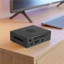 Voor Orange Pi 4PRO Metalen Behuizing voor Orange Pi 4PRO Compatibele Uitbreidingsbord Ventilator Actieve Koeling EU-Stekker