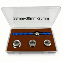 For High Watch Back Cover Opener, Closer Remover, with 3 Molds 25/30/33mm, Watchmaker Repair Kit