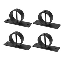 4 Pakete 2 Zoll Seilhalterung Sicherungsseil Abwurfring Halterungen für Seilzaun Treppe Deck Geländer Deckenhaken