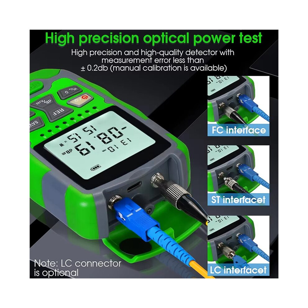 Opm Faqs AUA-MC50 1MW Compteur de Puissance Optique Rechargeable 4 en 1 OPM ...