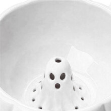 Bol de Lavage de Fruits, Panier de Drainage de Citrouille, Conteneur de Nettoyage de Légumes de Citrouille pour la Cuisine Blanc