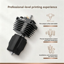 Hotend Kit voor Flashforge Creator 5/5 Pro, Snelle Verwisselbare Geïntegreerde Metalen Nozzle voor Flashforge C5/5 Pro 3D Printer 0.25mm