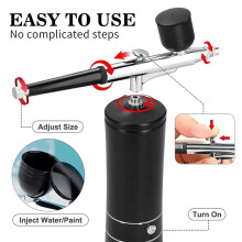 Airbrush Kit Rechargeable Airbrush Compressor Set, High Pressure