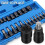 25 Piece Torx Bit and Socket Set, 13 Star Bits (T8- T60) & 12 E-Torx Sockets (E4-E22), Professional Grade Tool Set 1