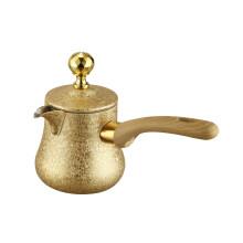 (Model 1) 1 hoogwaardige vintage roestvrijstalen koffiepot voor het zetten van thee-, chocolade-, boter- en melkbekers
