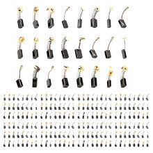 240-Pcs Motor Carbon Brush Set, Including 24 Types of Carbon Brushes for Angle Grinders, Saws, Drills, and Polishers
