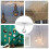 Adhesive Ceiling Hooks 12 Pack, No Drill Clear Stick- Disc Hooks for Hanging Plants, Decorations, Wind Chimes 1