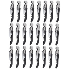 Wine Opener Waiter Corkscrew Stainless Bottle Beer Opener 24Pk Heavy Duty Serrated Foil Cutter Foldable Bar Restaurant