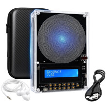 7.83Hz Schumann Resonance Generator, Adjustable Output, with Earphones & Storage Case for Meditation Travel