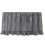 6ft Black White Checkered Gingham Table Skirt Ruffle Tablecloth for Classroom Decor 1