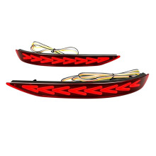 Rear Bumper Tail Light for Chevy Equinox 2017-2023 LED Reflector Lamps Brake Turn Signal Driving Taillights Accessories
