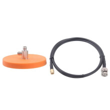 Magnetfuß für Walkie-Talkie/Fahrzeugantenne mit 3-Meter-SMA-Stecker auf BNC-Stecker Kabel RG58 KoAxial-Verlängerungskabel C