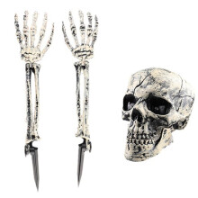 Realistic Skeleton Stakes Halloween Decorations for Lawn - Eerie Graveyard