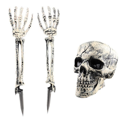 Realistic Skeleton Stakes Halloween Decorations for Lawn - Eerie Graveyard 1