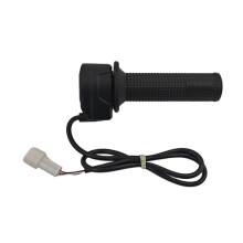 Poignée D'Accélération Rotative pour Vélo Électrique Tout-Terrain pour Heybike Villain, Poignée D'Accélérateur avec Câble, Accessoires