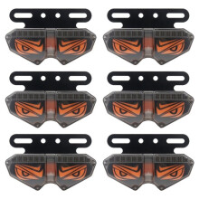LED Truck Side Marking Warning Light Eye Dynamic Flowing LED Taillight Super Bright Motorcycle Signal Light Yellow