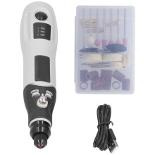-Schleifgerät-Rotationsset mit 40 Zubehörteilen & 4 Spannfuttern, Kabelloses USB-Laden zum Gravieren, Polieren, Bohren & für Nägel