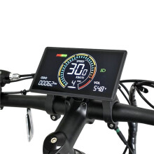Compteur de Vitesse à Écran LCD H8C pour Vélo Électrique 24V/36V/48V/60V UART Compteur Animé en Couleur pour Trottinette Électrique SM5+2PIN